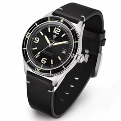 Relógio Masculino Automático Preto Cadisen Vanguard Onyx 1