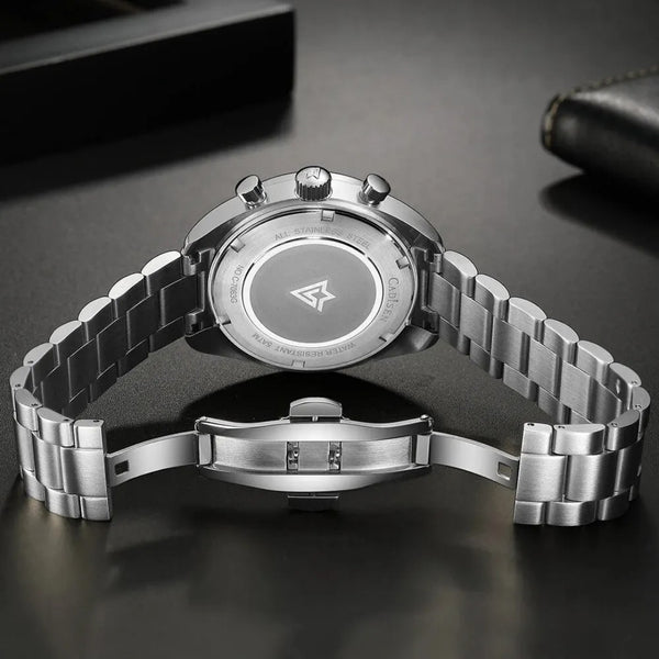 Relógio Cadisen Quartzo Cronógrafo Le Mans Glacier White branco 2