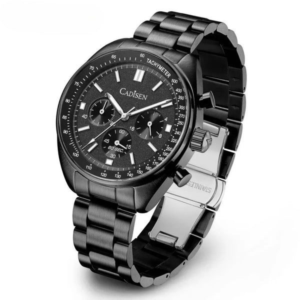 Relógio Quartzo Cronógrafo Le Mans Phantom Black preto 1