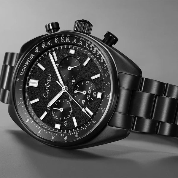 Relógio Quartzo Cronógrafo Le Mans Phantom Black preto 3