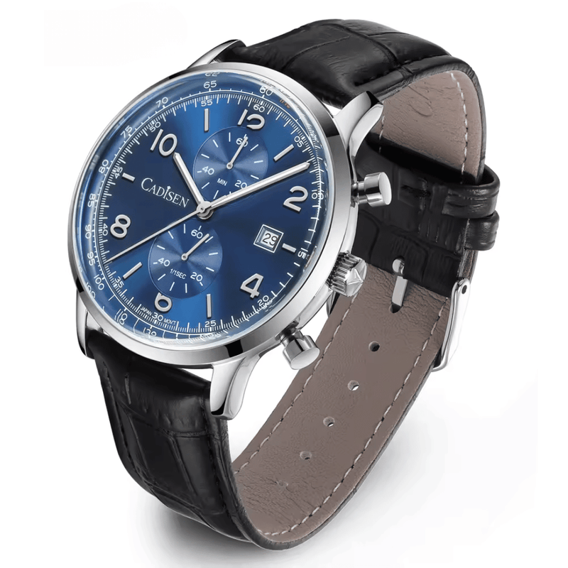Relógio Quartzo Masculino Azul Cadisen Aurelis Caspian 1