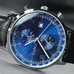 Relógio Quartzo Masculino Azul Cadisen Aurelis Caspian 8