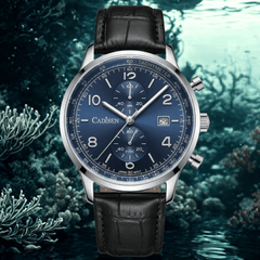 Relógio Quartzo Masculino Azul Cadisen Aurelis Caspian 9