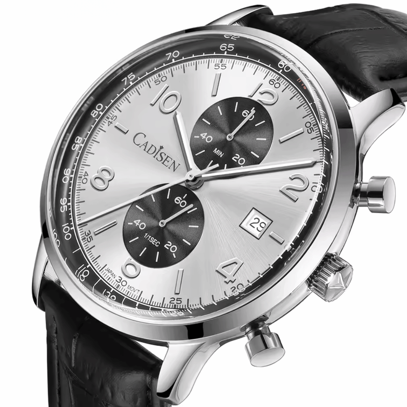 Relógio Quartzo Masculino Branco Cadisen Aurelis Parian 6