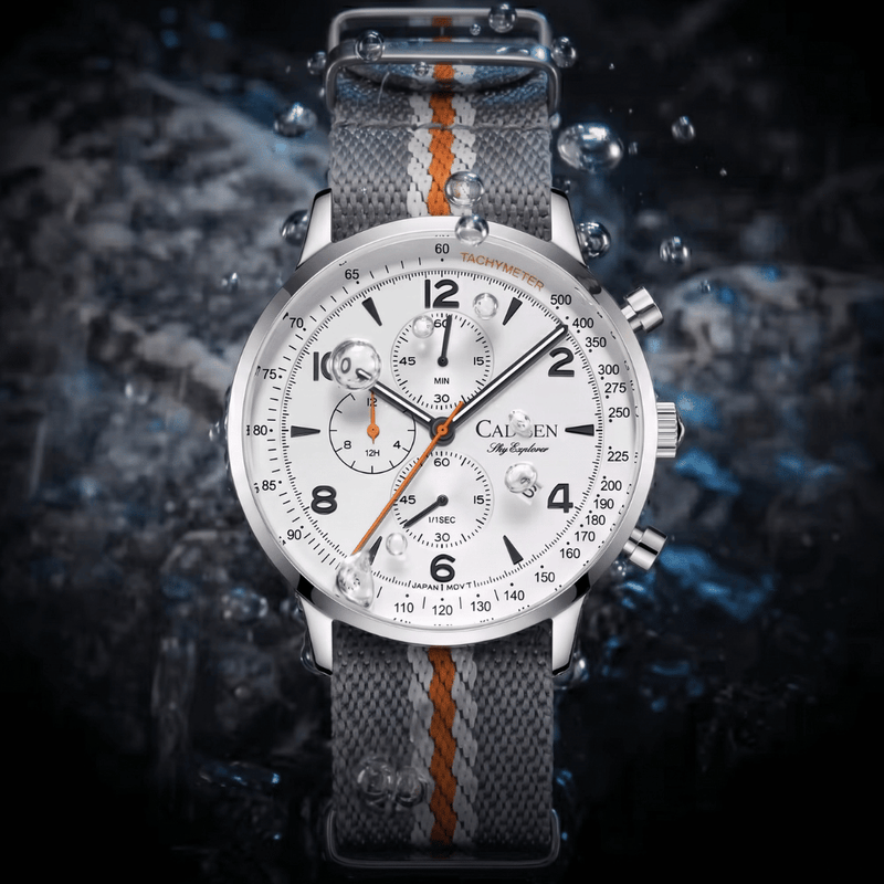 Relógio Quartzo Masculino Cinza Cadisen Brevont Alloy 8