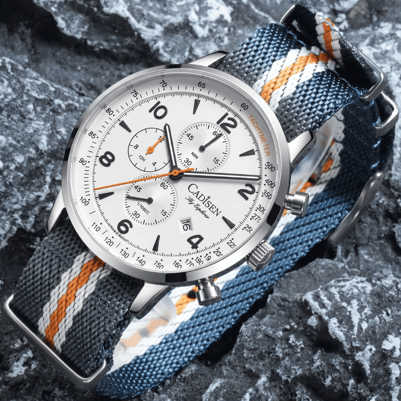 Relógio Quartzo Masculino Cinza Cadisen Brevont Alloy 9