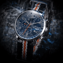 Relógio Quartzo Masculino Azul Cadisen Brevont Shoal 8